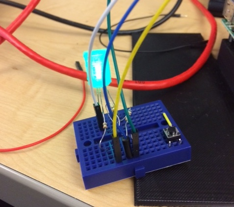 RGB LED in mini breadboard