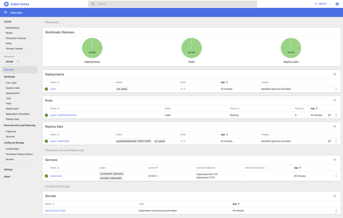 kubernetes 1.10 dashboard 1.8