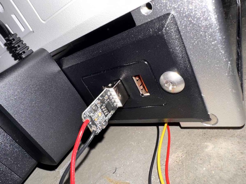 power converter running the fan